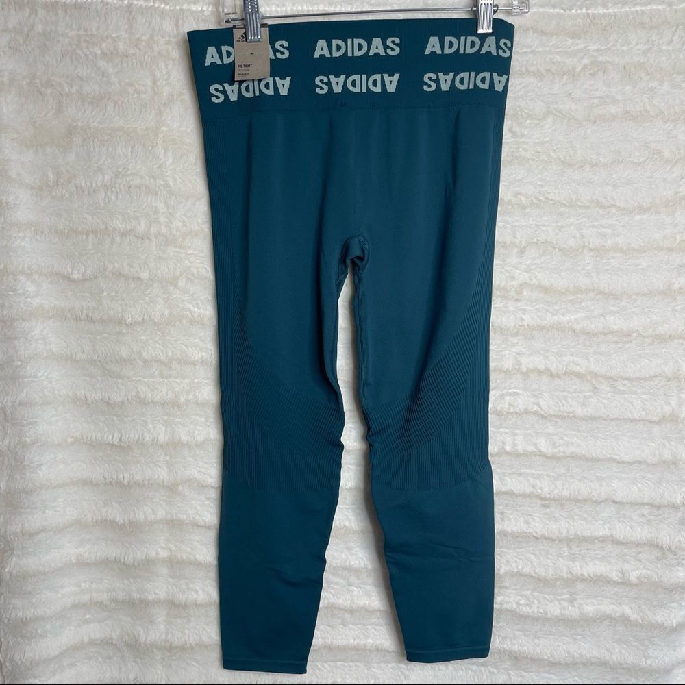 Adidas Training Aeroknit Cropped High Rise Tights Women's Size 1X Plus Size.